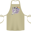 LGBT Astronaut Proud to Be Myself Cotton Apron 100% Organic Khaki