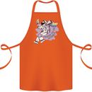 LGBT Astronaut Proud to Be Myself Cotton Apron 100% Organic Orange