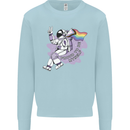 LGBT Astronaut Proud to Be Myself Kids Sweatshirt Jumper Light Blue