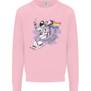 LGBT Astronaut Proud to Be Myself Kids Sweatshirt Jumper Light Pink