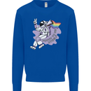 LGBT Astronaut Proud to Be Myself Kids Sweatshirt Jumper Royal Blue