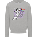 LGBT Astronaut Proud to Be Myself Kids Sweatshirt Jumper Sports Grey