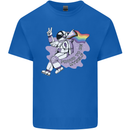 LGBT Astronaut Proud to Be Myself Kids T-Shirt Childrens Royal Blue