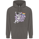 LGBT Astronaut Proud to Be Myself Mens 80% Cotton Hoodie Charcoal