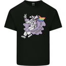 LGBT Astronaut Proud to Be Myself Mens Cotton T-Shirt Tee Top Black