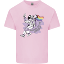 LGBT Astronaut Proud to Be Myself Mens Cotton T-Shirt Tee Top Light Pink