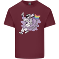 LGBT Astronaut Proud to Be Myself Mens Cotton T-Shirt Tee Top Maroon