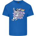 LGBT Astronaut Proud to Be Myself Mens Cotton T-Shirt Tee Top Royal Blue