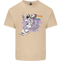 LGBT Astronaut Proud to Be Myself Mens Cotton T-Shirt Tee Top Sand