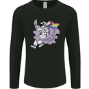 LGBT Astronaut Proud to Be Myself Mens Long Sleeve T-Shirt Black