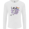 LGBT Astronaut Proud to Be Myself Mens Long Sleeve T-Shirt White