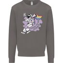 LGBT Astronaut Proud to Be Myself Mens Sweatshirt Jumper Charcoal