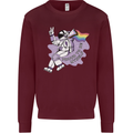 LGBT Astronaut Proud to Be Myself Mens Sweatshirt Jumper Maroon