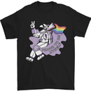 LGBT Astronaut Proud to Be Myself Mens T-Shirt Cotton Gildan Black
