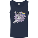 LGBT Astronaut Proud to Be Myself Mens Vest Tank Top Navy Blue