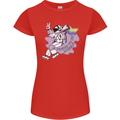 LGBT Astronaut Proud to Be Myself Womens Petite Cut T-Shirt Red