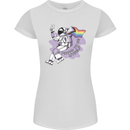 LGBT Astronaut Proud to Be Myself Womens Petite Cut T-Shirt White