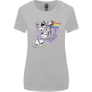 LGBT Astronaut Proud to Be Myself Womens Wider Cut T-Shirt Sports Grey