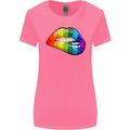 LGBT Bitten Lip Gay Pride Day Womens Wider Cut T-Shirt Azalea