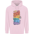 LGBT Cats Childrens Kids Hoodie Light Pink