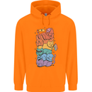 LGBT Cats Childrens Kids Hoodie Orange