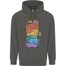 LGBT Cats Childrens Kids Hoodie Storm Grey