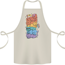 LGBT Cats Cotton Apron 100% Organic Natural