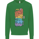 LGBT Cats Kids Sweatshirt Jumper Irish Green