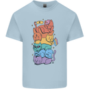 LGBT Cats Kids T-Shirt Childrens Light Blue