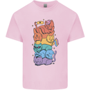 LGBT Cats Kids T-Shirt Childrens Light Pink