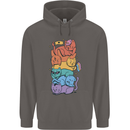 LGBT Cats Mens 80% Cotton Hoodie Charcoal