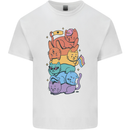 LGBT Cats Mens Cotton T-Shirt Tee Top White