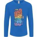 LGBT Cats Mens Long Sleeve T-Shirt Royal Blue