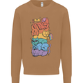 LGBT Cats Mens Sweatshirt Jumper Caramel Latte