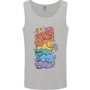 LGBT Cats Mens Vest Tank Top Sports Grey