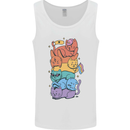 LGBT Cats Mens Vest Tank Top White
