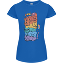 LGBT Cats Womens Petite Cut T-Shirt Royal Blue