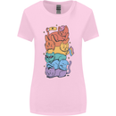 LGBT Cats Womens Wider Cut T-Shirt Light Pink