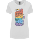 LGBT Cats Womens Wider Cut T-Shirt White