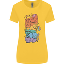 LGBT Cats Womens Wider Cut T-Shirt Yellow
