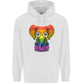 LGBT Elephant Gay Pride Day Awareness Childrens Kids Hoodie White