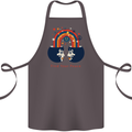 LGBT Find Your Peace Gay Pride Day Cotton Apron 100% Organic Dark Grey