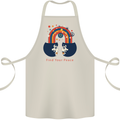 LGBT Find Your Peace Gay Pride Day Cotton Apron 100% Organic Natural