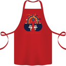 LGBT Find Your Peace Gay Pride Day Cotton Apron 100% Organic Red
