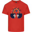 LGBT Find Your Peace Gay Pride Day Kids T-Shirt Childrens Red