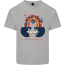 LGBT Find Your Peace Gay Pride Day Kids T-Shirt Childrens Sports Grey