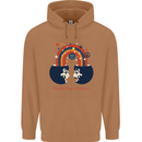 LGBT Find Your Peace Gay Pride Day Mens 80% Cotton Hoodie Caramel Latte