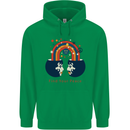 LGBT Find Your Peace Gay Pride Day Mens 80% Cotton Hoodie Irish Green