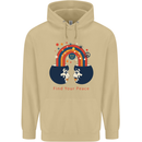 LGBT Find Your Peace Gay Pride Day Mens 80% Cotton Hoodie Sand