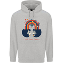 LGBT Find Your Peace Gay Pride Day Mens 80% Cotton Hoodie Sports Grey